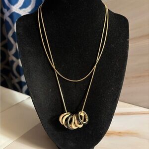 Lauren Conrad Gold Tone Necklace 16”-18”+2”